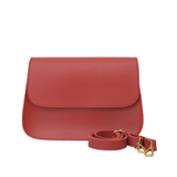 Cross Maroon Faux Leather Crossbody Bag